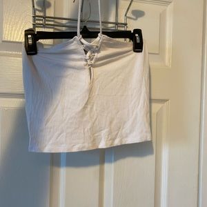 Forever 21 Lace up, tube  top